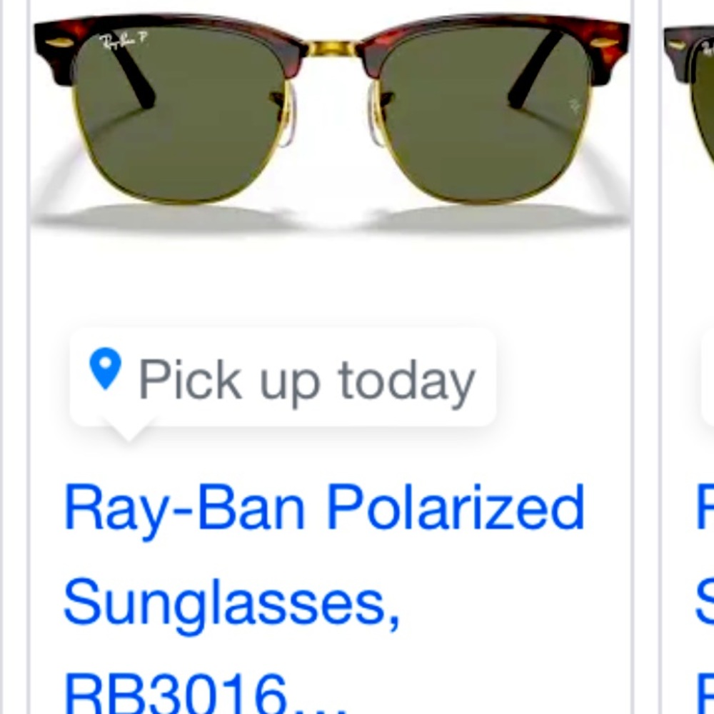 Retro Ray Ban Club Master Metal